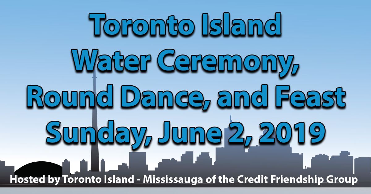 Toronto Island Water Ceremony
