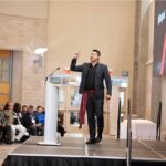 Indigenous Financial Literacy Coach Bestt Blayze Peterson giving speach